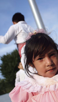 Partial Photo of Girl Who Received Medical Care in USA