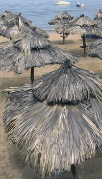 Photo of Cabanas on Tourist Beach in Acapulco